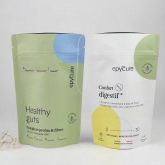 Custom Eco-Friendly Foil Bags Stand-Up Zipper Pouch