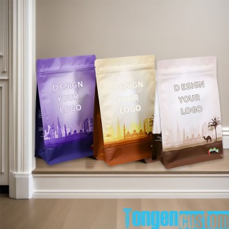 Wholesale Custom Coffee Bean Foil Bags Eco-Friendly Zipper Pouch Packaging Bag