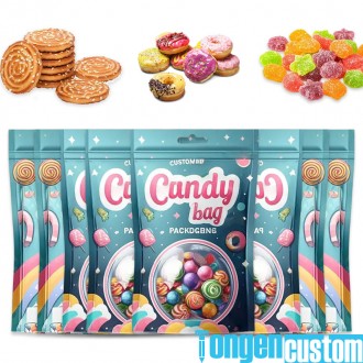 Custom Mylar Food Bags Wholesale Chocolate Pouches
