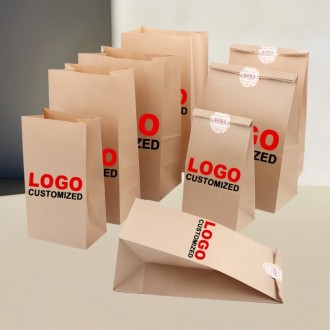 Wholesale Custom SOS Food Paper Bags