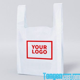 Supermarket T-Shirt Plastic Shopping Bag
